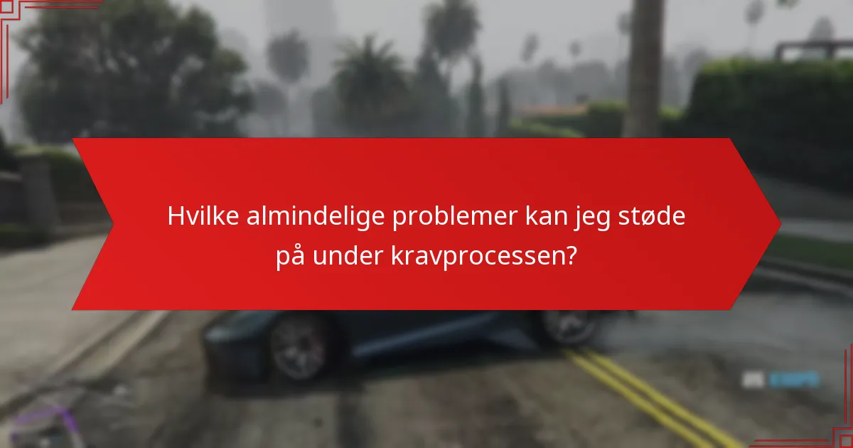 Hvilke almindelige problemer kan jeg støde på under kravprocessen?